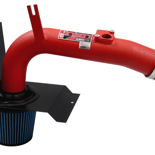 Injen 08-13 Subaru WRX/STi 2.5L (t) Wrinkle Red Cold Air Intake-tuningsupply.com