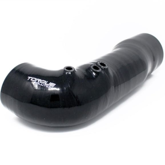 Torque Solution Turbo Inlet Hose (Non-Recirculated) Black 04-20 Subaru STI w/ 3.3in/84mm FP Turbo-Hoses-Torque Solution-TQSTS-SU-598-NR-SMINKpower Performance Parts