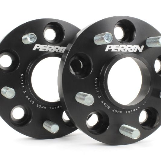 Perrin 17-18 Honda Civic Si 64.1mm Hub 5x114.3 20mm Wheel Spacers (One Pair)-tuningsupply.com