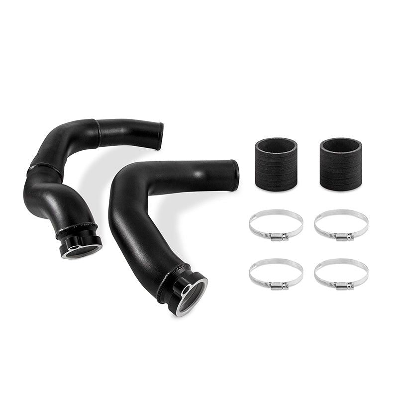 Mishimoto 2015+ BMW F8X M3/M4 Charge Pipe Kit - Wrinkle Black-Intercooler Pipe Kits-Mishimoto-MISMMICP-F80-15-SMINKpower Performance Parts