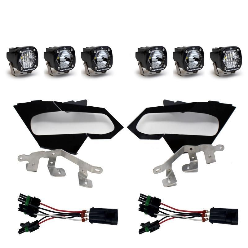 Baja Designs Can-Am X3 Headlight Kit S1 Spot W/C Headlight Kit-tuningsupply.com