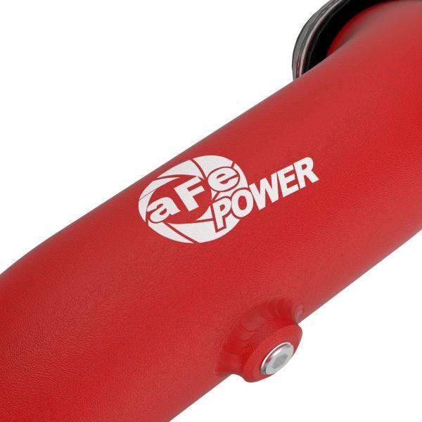 aFe 20-23 Ford Explorer ST V6 3.0L (tt) BladeRunner Aluminum Hot and Cold Charge Pipe Kit - Red-tuningsupply.com