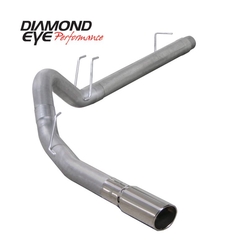 Diamond Eye KIT 4in DPF-BACK SGL AL 08-09 6 4L F250/F350 PCKGD BX46X14X14OD EL-PL 44inX13 5inX13 5in-tuningsupply.com