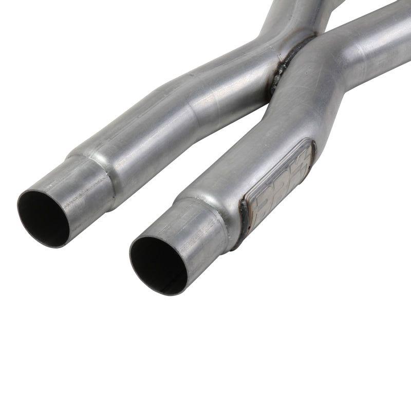 BBK 15-20 Ford Mustang GT 5.0L Resonator Delete X-Pipe (For Use w/Shorties Or Stock Manifolds)-tuningsupply.com