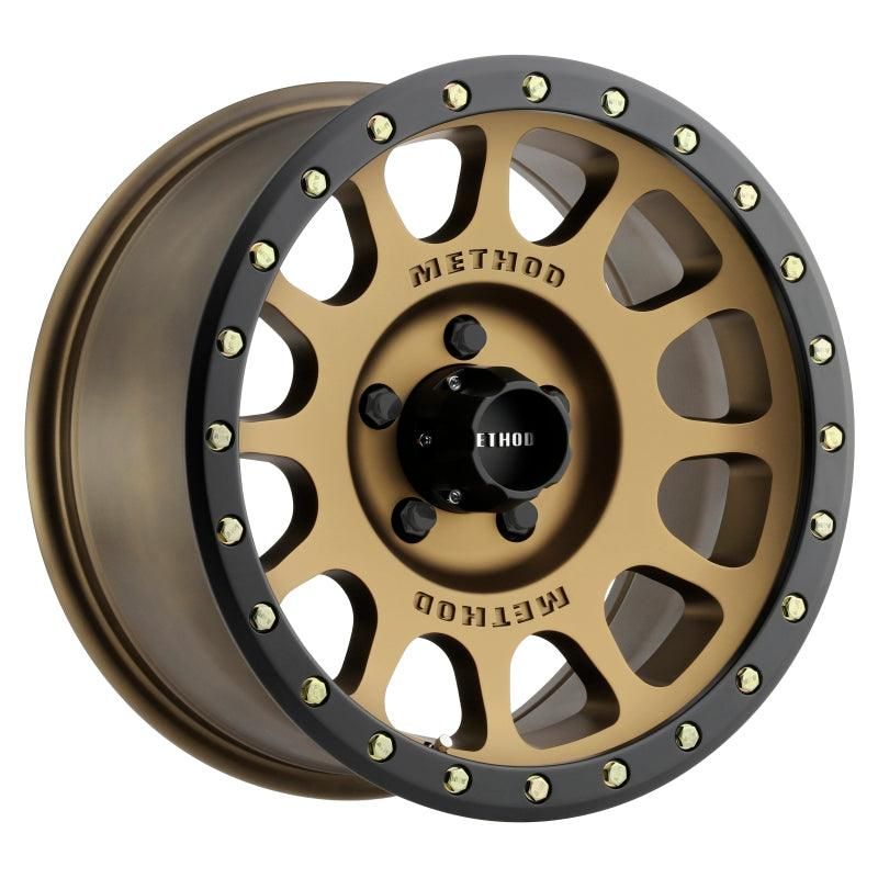 Method MR305 NV 17x8.5 0mm Offset 5x150 116.5mm CB Method Bronze/Black Street Loc Wheel - SMINKpower Performance Parts MRWMR30578558900 Method Wheels