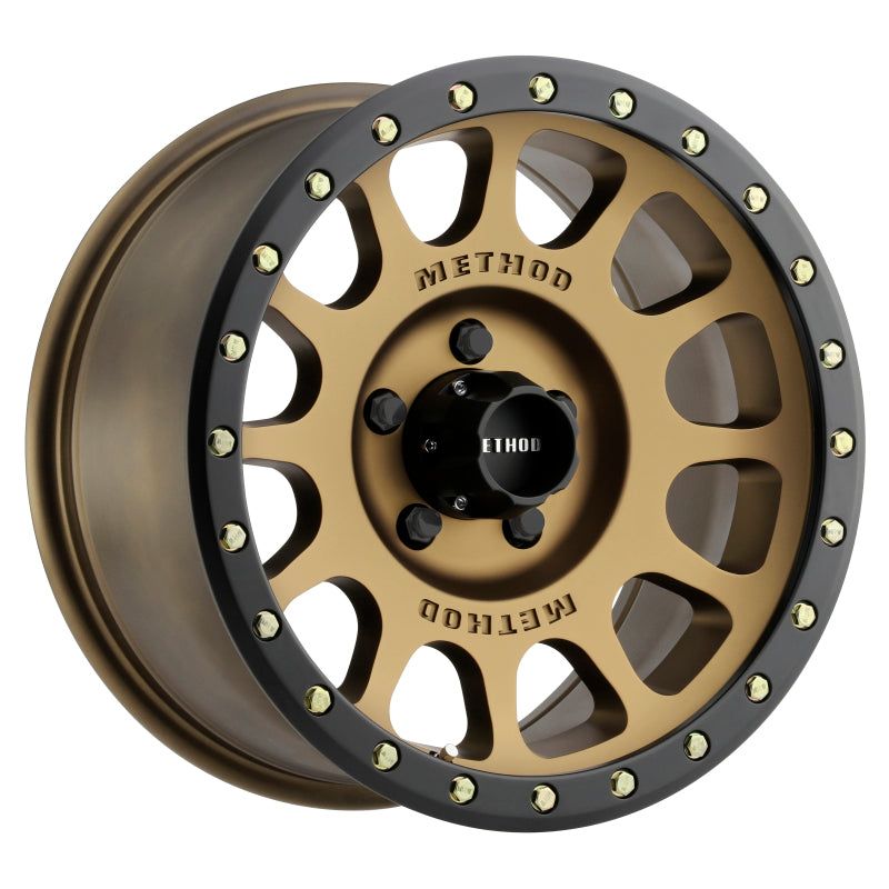 Method MR305 NV 17x8.5 0mm Offset 5x5.5 108mm CB Method Bronze/Black Street Loc Wheel-tuningsupply.com