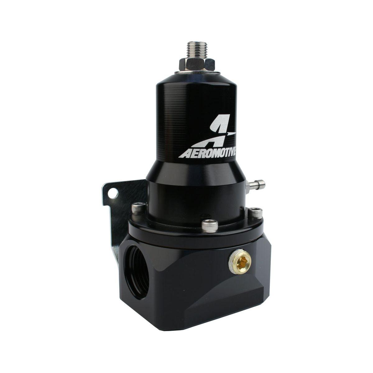 Aeromotive Regulator - 30-120 PSI - .500 Valve - 2x AN-10 Inlets / AN-10 Bypass-tuningsupply.com