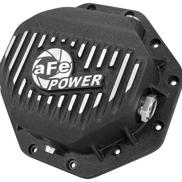 AFE Rear Differential Cover (Black Machined; Pro Series); Dodge/RAM 94-14 Corporate 9.25 (12-Bolt)-tuningsupply.com