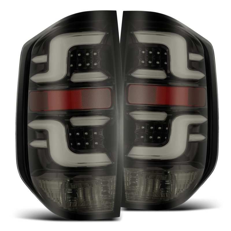 AlphaRex 14-20 Toyota Tundra PRO-Series LED Tail Lights Jet Black-tuningsupply.com