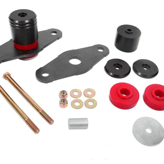 BMR 11-18 Dodge Challenger Motor Mount Polyurethane Bushing Upgrade Kit - Black Anodized-tuningsupply.com