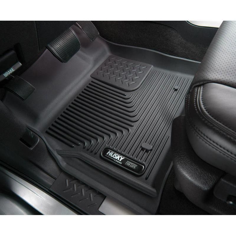 Husky Liners 10-18 Dodge Ram 1500 Quad Cab X-Act Contour Front & Second Seat Floor Liners - Black-tuningsupply.com