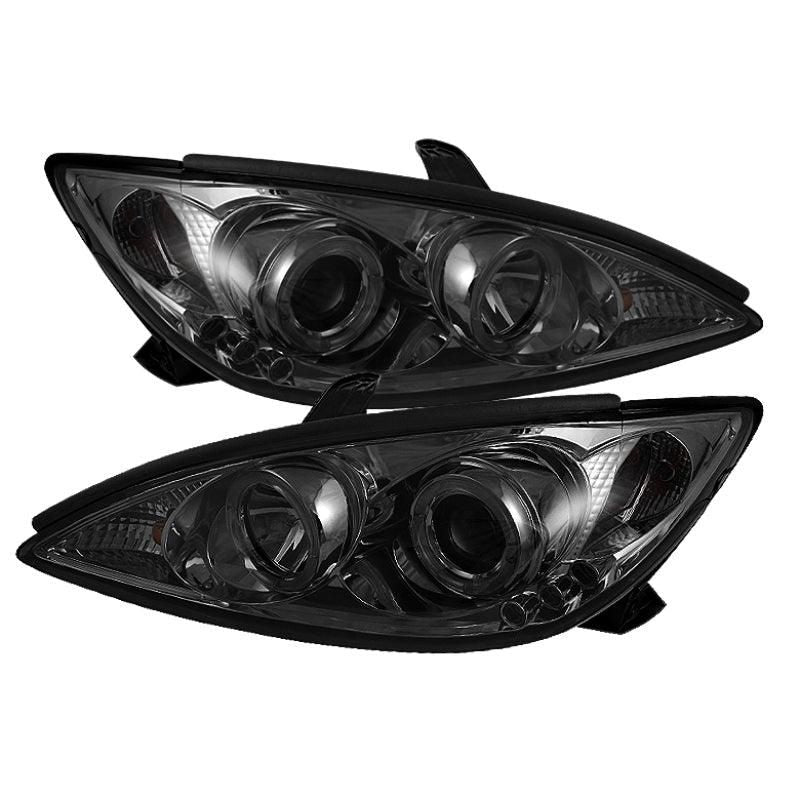 Spyder Toyota Camry 02-06 Projector Headlights LED Halo LED Smoke High H1 Low H1 PRO-YD-TCAM02-HL-SM - SMINKpower Performance Parts SPY5064325 SPYDER