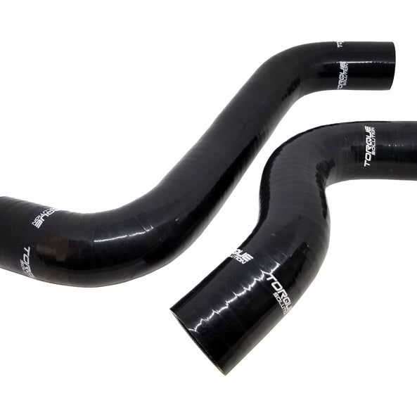 Torque Solution 2015+ Subaru WRX / 2014+ Forester XT Silicone Radiator Hose Kit - Black-Radiator Hoses-Torque Solution-TQSTS-SU-419BK-SMINKpower Performance Parts