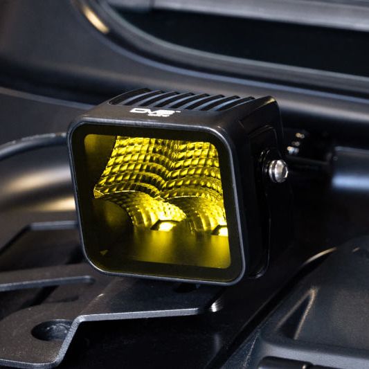 DV8 Offroad 3in Elite Series LED Amber Pod Light-tuningsupply.com