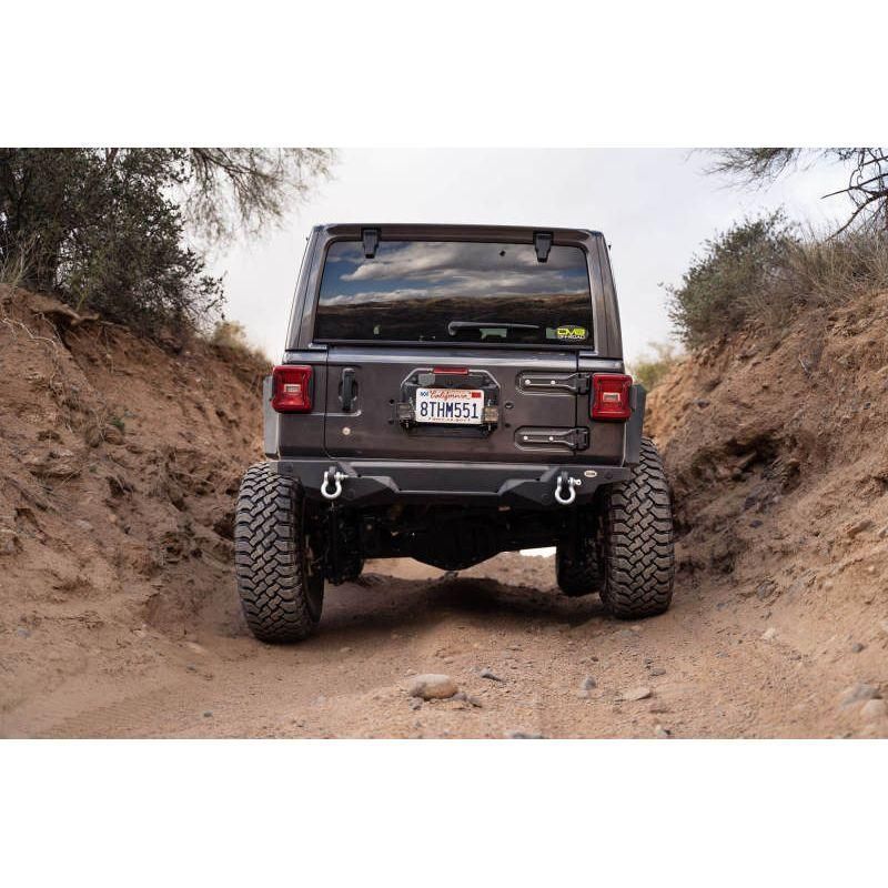 DV8 Offroad 18-22 Jeep Wrangler JL Spare Tire Delete Kit w/Light Mounts-tuningsupply.com