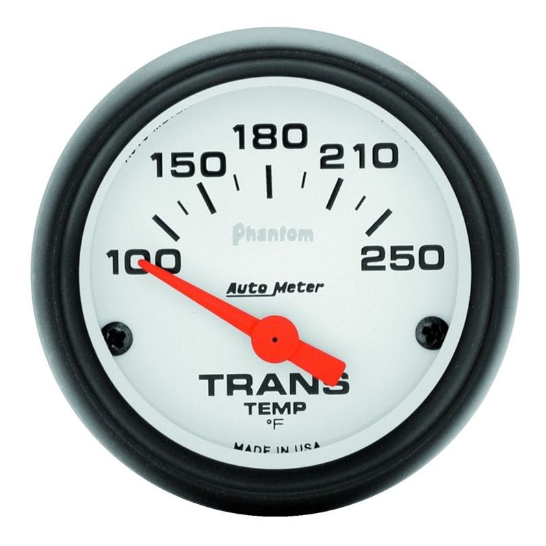 Autometer Phantom 52mm Short Sweep Electronic 100-250 Deg F Transmission Temperature Gauge-tuningsupply.com