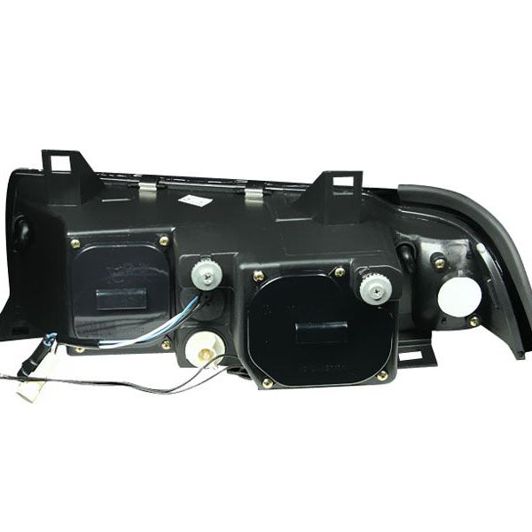 ANZO 1992-1998 BMW 3 Series E36 Projector Headlights w/ Halo Black (CCFL) G2-tuningsupply.com