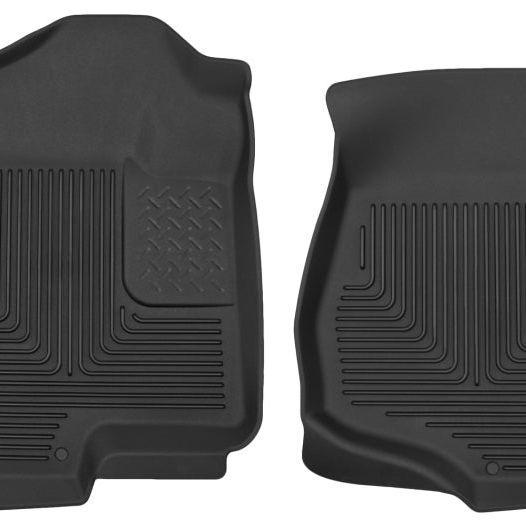 Husky Liners 07-12 GM Silverado/Tahoe/Suburban/Escalade X-Act Contour Black Floor Liners-tuningsupply.com