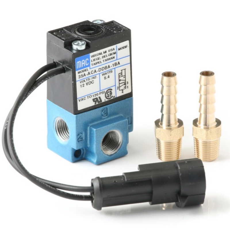 GFB G-Force Solenoid Includes 2 Hosetails-tuningsupply.com