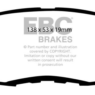 EBC 97 Acura CL 2.2 Redstuff Front Brake Pads-tuningsupply.com