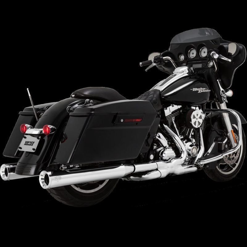 Vance & Hines HD Dresser 95-16 Eliminator 400 S Slip-On Exhaust - SMINKpower Performance Parts VAH16703 Vance and Hines