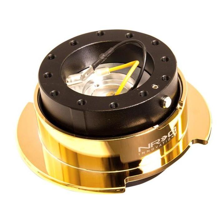 NRG Quick Release Kit Gen 2.5 - Black Body / Chrome Gold Ring - SMINKpower Performance Parts NRGSRK-250BK/CG NRG