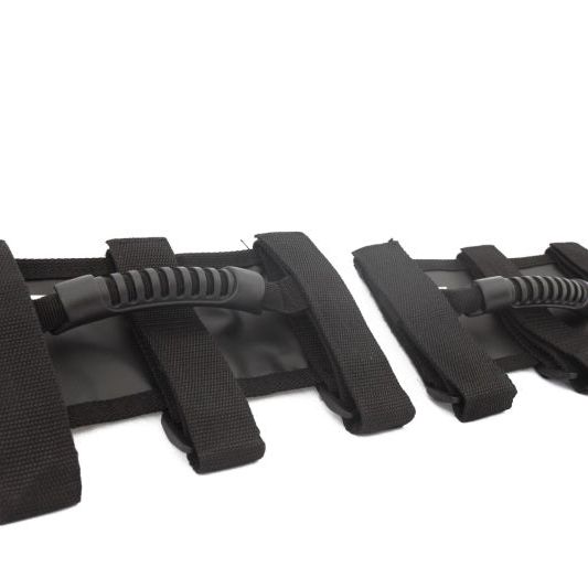 Rugged Ridge Steel Grab Handles F/R Kit Black 07-18 Jeep Wrangler JK/JKU-Dash & Interior Trim-Rugged Ridge-RUG13505.40-SMINKpower Performance Parts