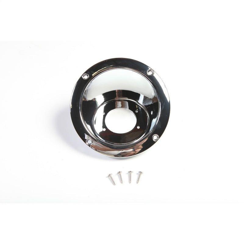 Rugged Ridge 97-06 Jeep Wrangler Chrome Gas Tank Filler Bezel-Fuel Caps-Rugged Ridge-RUG11135.25-SMINKpower Performance Parts