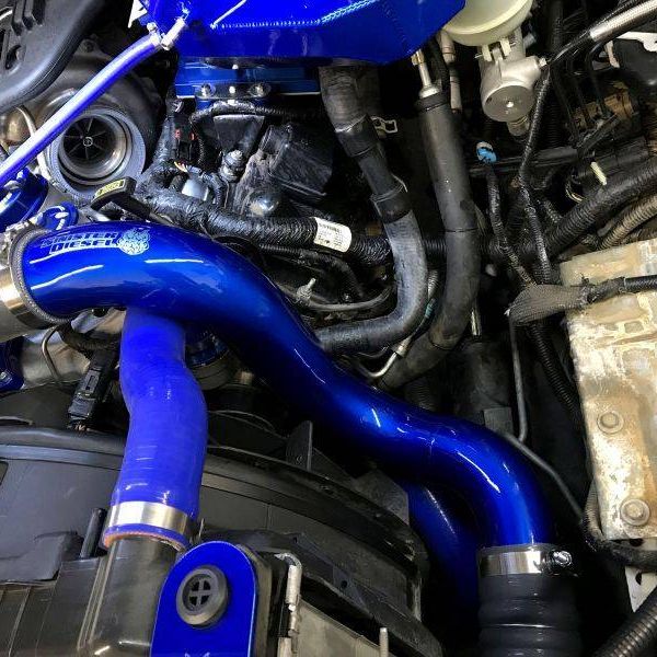 Sinister Diesel 03-07 Ford 6.0L Powerstroke Cold Side Charge Pipe-Intercooler Pipe Kits-Sinister Diesel-SINSD-INTRPIPE-6.0-COLD-SMINKpower Performance Parts