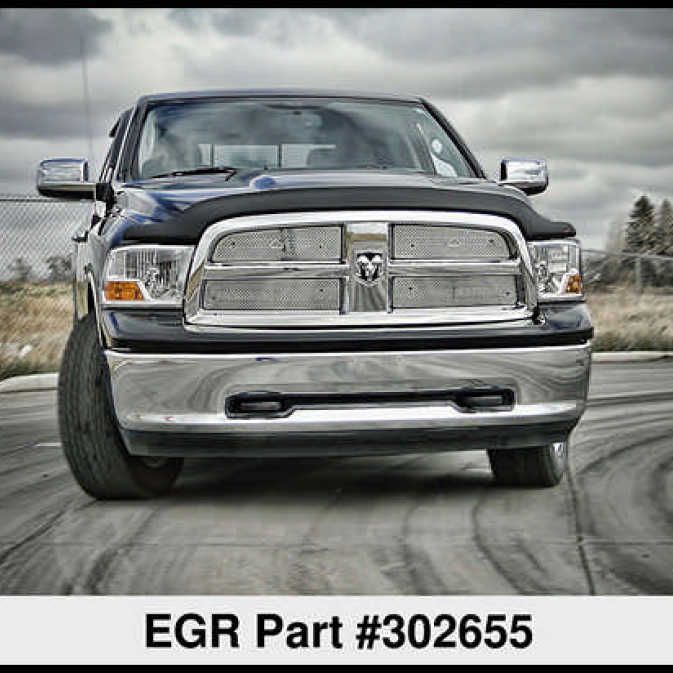 EGR 09-13 Dodge Ram Pickup Superguard Hood Shield - Matte (302655)-tuningsupply.com