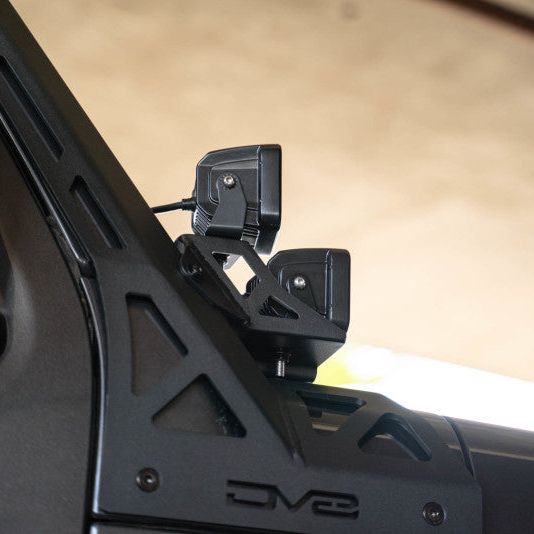 DV8 Offroad 2018+ Jeep Wrangler JLO A Pillar Dual Light Pod Mounts-tuningsupply.com