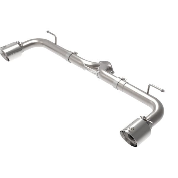 aFe Takeda 2-1/2in 304 SS Axle-Back Exhaust w/ Polished Tips 14-18 Mazda 3 L4 2.0L/2.5L-tuningsupply.com