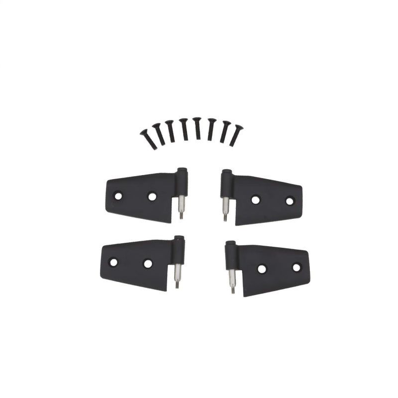 Rampage 2007-2018 Jeep Wrangler(JK) Door Hinges - Black-Doors-Rampage-RAM87641-SMINKpower Performance Parts