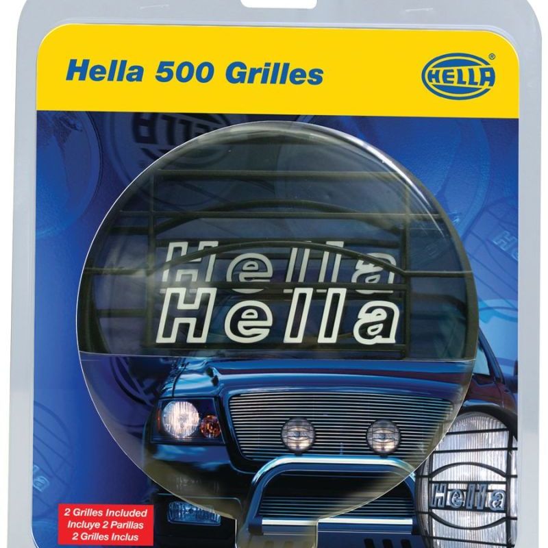 Hella 500 Grille Cover (Pair)-tuningsupply.com