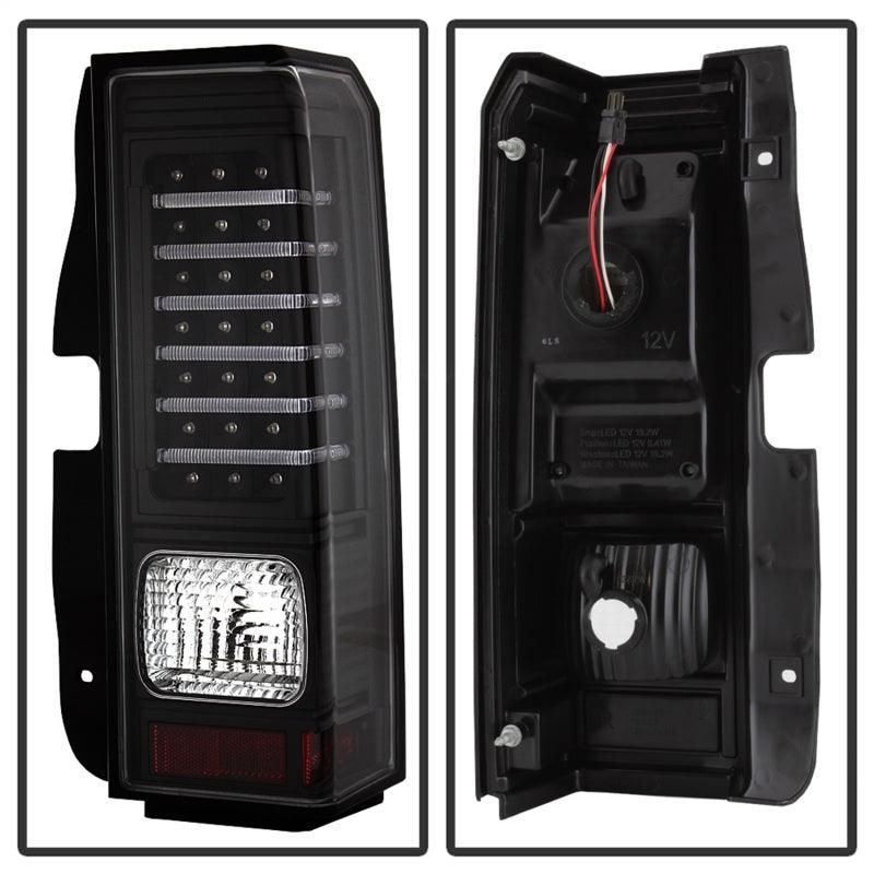 Xtune Hummer H3 06-09 ( Non H3T ) LED Tail Lights Black ALT-ON-HH306-LED-BK - SMINKpower Performance Parts SPY5017697 SPYDER