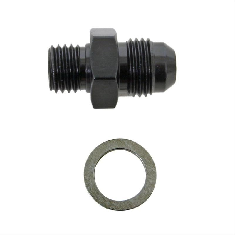 Fragola -6AN x 12mm x 1.5 Male Adapter-Weber - Black-tuningsupply.com