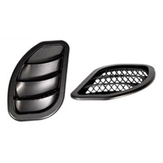 Daystar 2007-2018 Jeep Wrangler JK Hood Side Vent Kit Right and Left Black Pair-tuningsupply.com