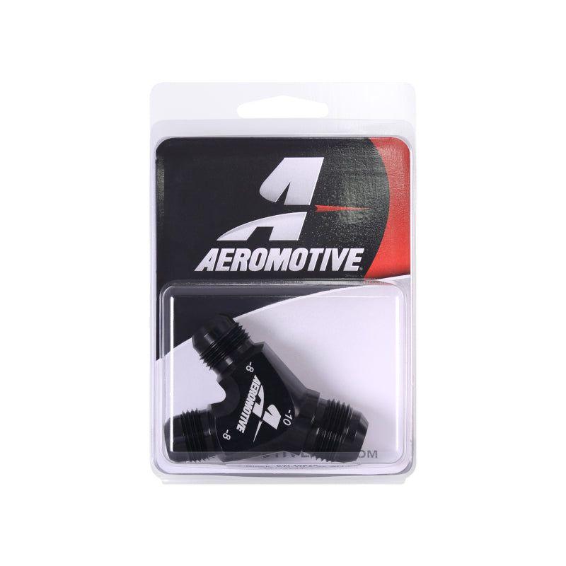 Aeromotive Y-Block - AN-10 - 2x AN-08-tuningsupply.com