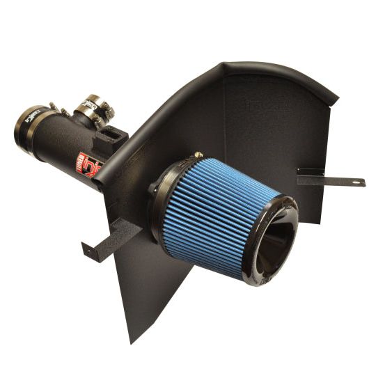 Injen 16-19 Nissan Titan 5.6L Wrinkle Black Power-Flow Air Intake System-tuningsupply.com