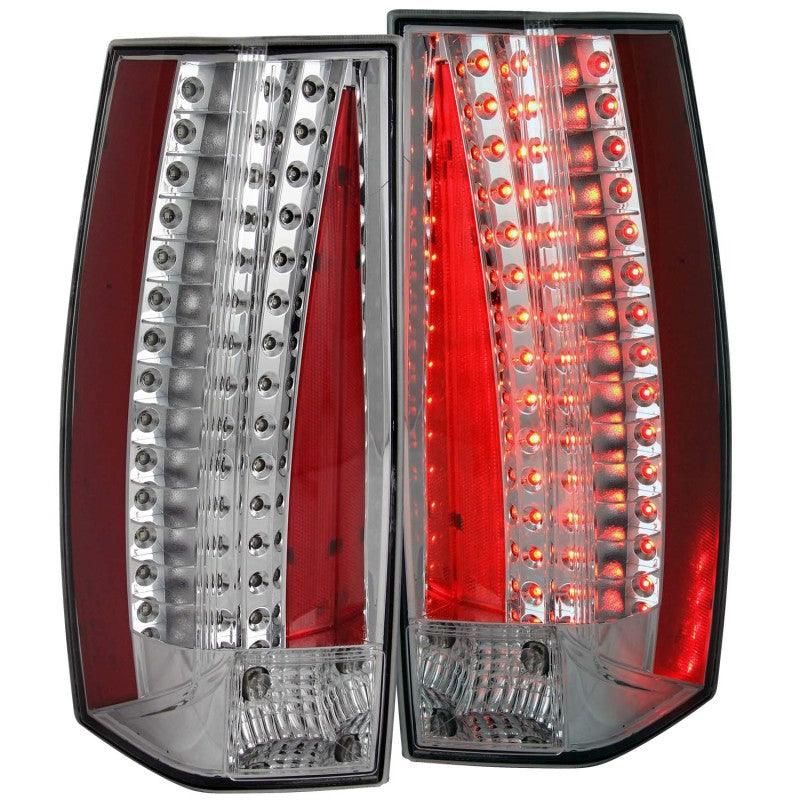 ANZO 2007-2011 Cadillac Escalade LED Taillights Chrome-tuningsupply.com