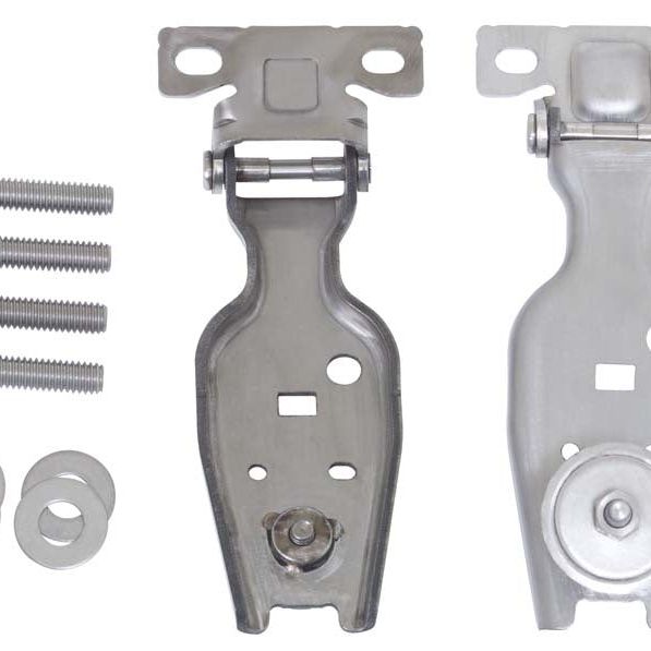 Kentrol 07-18 Jeep Wrangler JK Liftgate Hinge Pair Bare Grey-tuningsupply.com