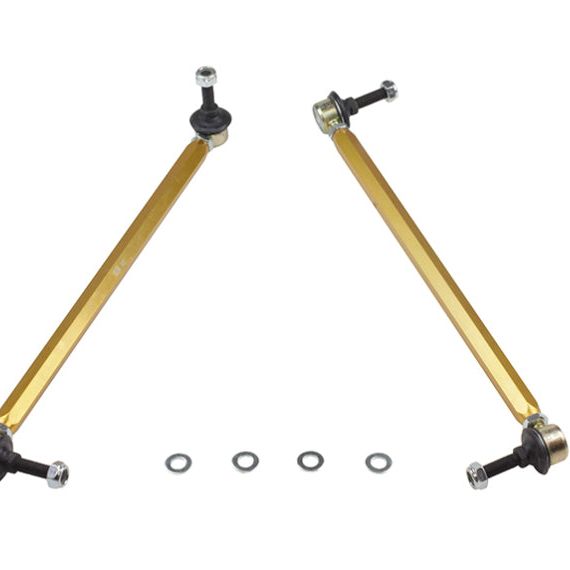 Whiteline 10+ Chevy Camaro FR Coupe Front Sway Bar - Link Assy H/D Adj Steel Ball (380mm C to C) - SMINKpower Performance Parts WHLKLC177 Whiteline