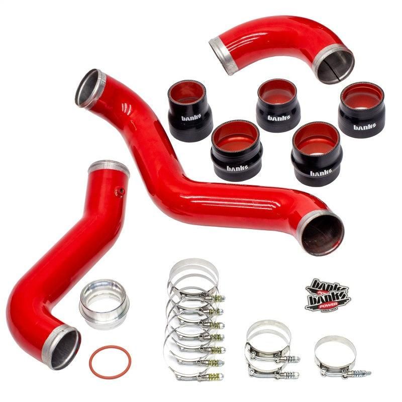 Banks Power 17-19 Chevy/GMC 2500HD/3500HD Diesel 6.6L Boost Tube Upgrade Kit - Red-tuningsupply.com