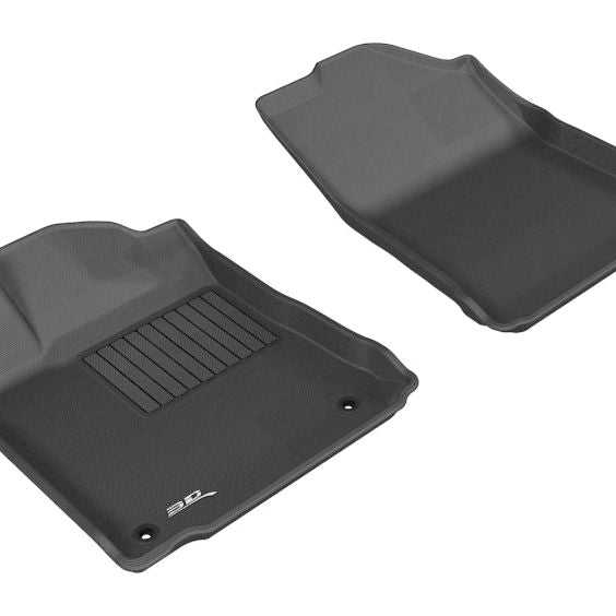 3D MAXpider 2013-2018 Toyota Avalon Kagu 1st Row Floormat - Black-tuningsupply.com