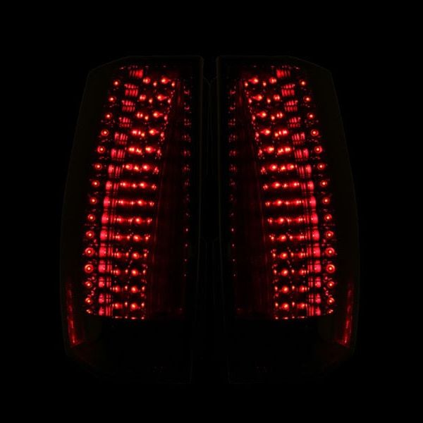 ANZO 2007-2011 Cadillac Escalade LED Taillights Chrome-tuningsupply.com