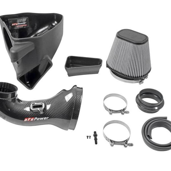 aFe 17-12 Chevrolet Camaro ZL1 (6.2L-V8) Track Series Carbon Fiber CAI System w/ Pro-DRY S Filters-tuningsupply.com