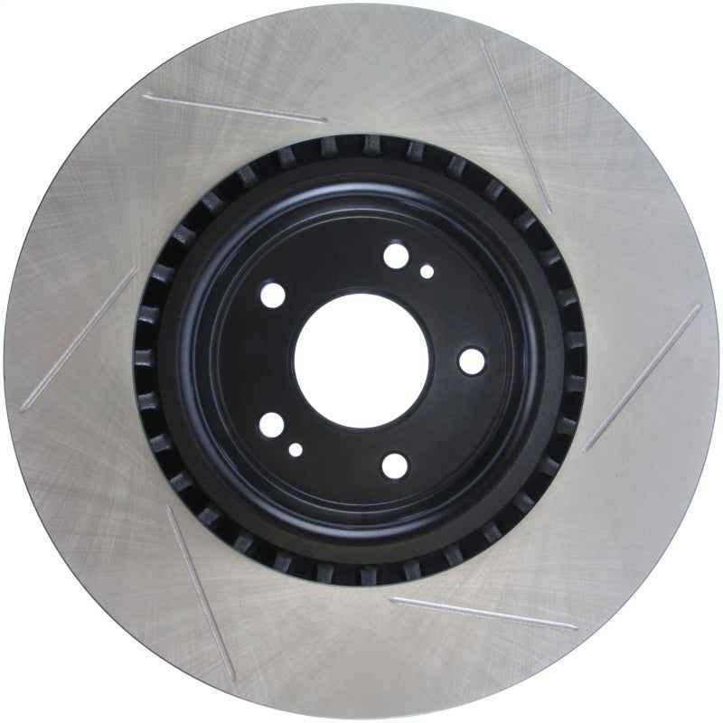 StopTech Power Slot 10 Hyundai Genesis Coupe Track Front Right Slotted Rotor-Brake Rotors - Slotted-Stoptech-STO126.51036SR-SMINKpower Performance Parts