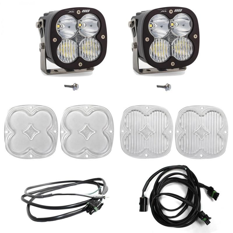 Baja Designs 2021+ Ford Bronco A Piller Light Kit XL80 D/C w/Upfitter-tuningsupply.com