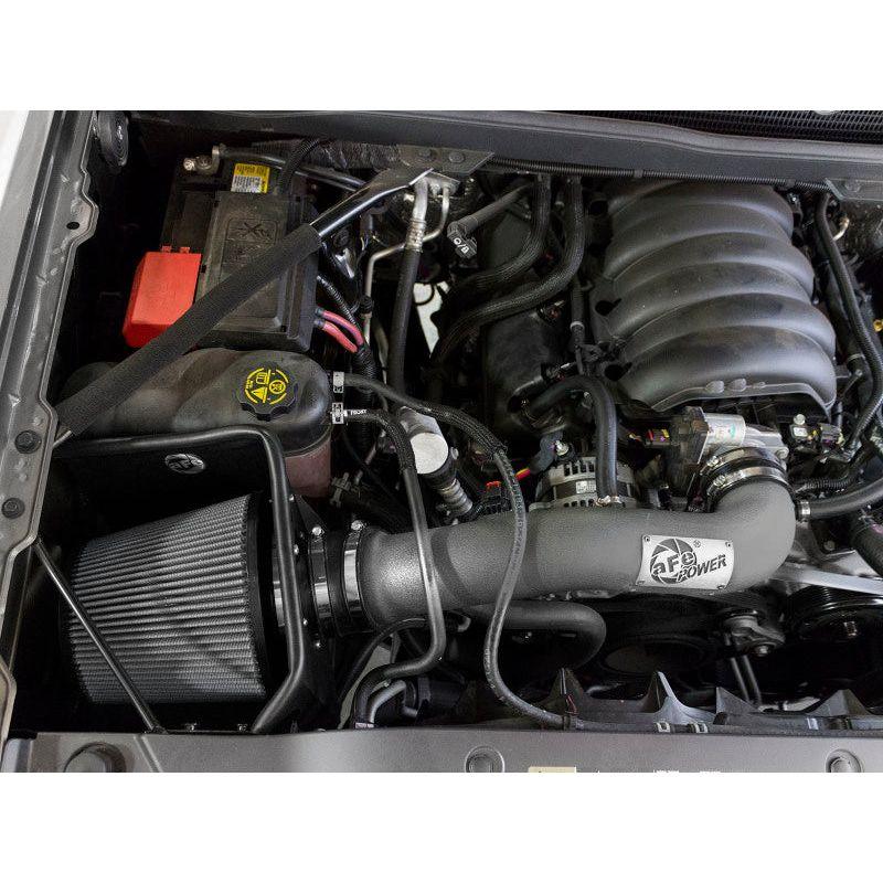 aFe Magnum FORCE Pro DRY S Stage-2 Intake 14-17 GM Silverado/Sierra 1500 5.3L/6.2L w/ Electric Fan-tuningsupply.com