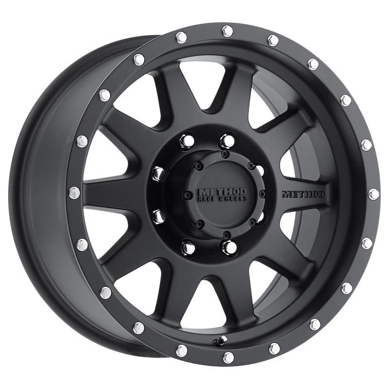 Method MR301 The Standard 16x8 0mm Offset 8x6.5 130.81mm CB Matte Black Wheel - SMINKpower Performance Parts MRWMR30168080500 Method Wheels